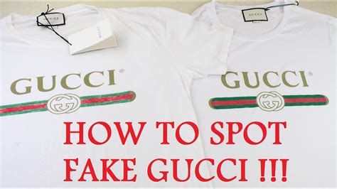 how to spot fake gucci clothes